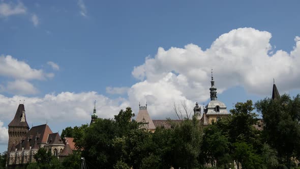 Time lapse from the Vajdahunyad Castle 