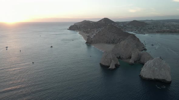 Cabo San Lucas Cinematic Sunset View