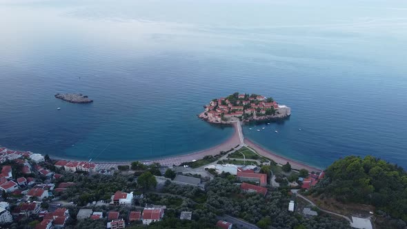 Bird's Eye View of Majestic Water Bodies and Coast