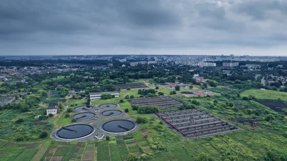 City Waste Management Sewage and Water Treatment Plants