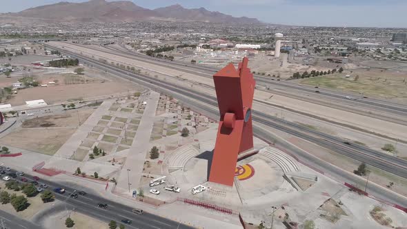 Aerial View of Ciudad Juarez