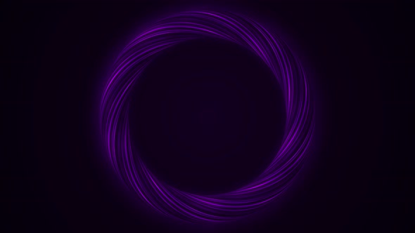 Abstract background colorful circle perpetually moving