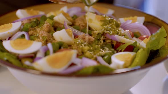 Salad Dressing. Healthy Dinner