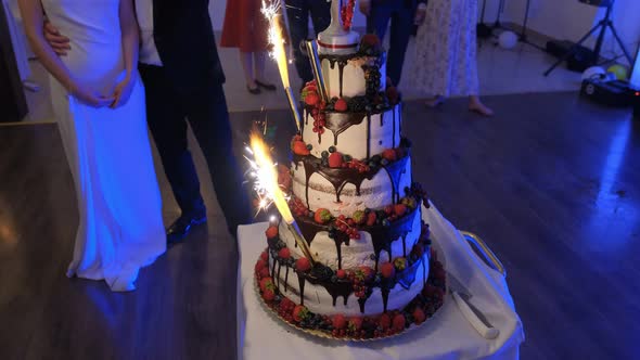 Beautiful Appetizing Wedding Cake