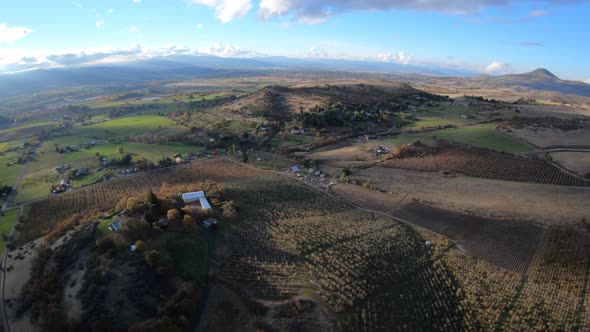 Medford Oregon 3D Hillsides In Rogue Valley In The Rain Shadow Of The Cascades And Siskiyous