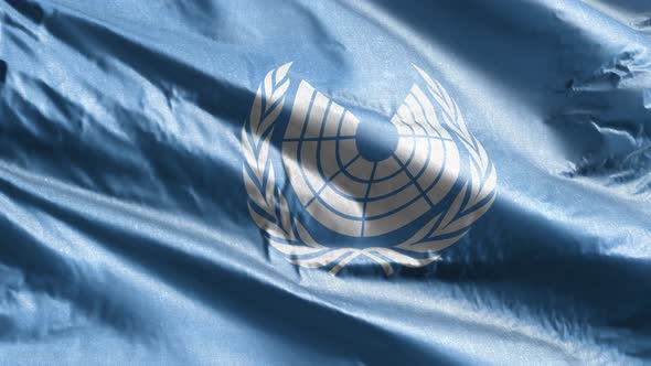 UNPA - United Nations Parliamentary Assembly textile flag waving on the wind loop