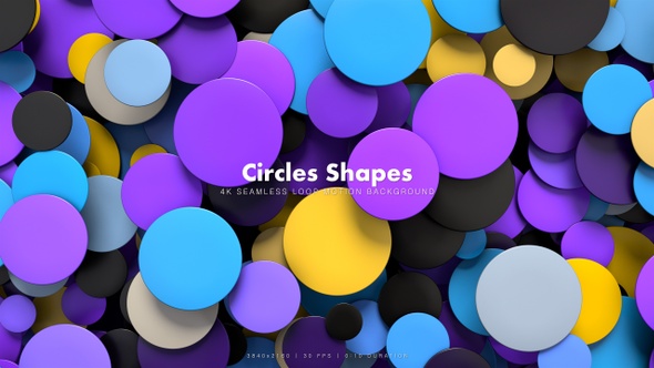 Circles Shapes Motion 3