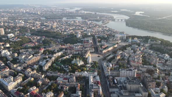 Kyiv  Aerial View of the Capital of Ukraine