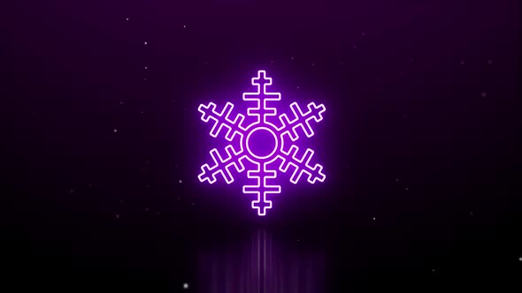 Snowflake Neon 03