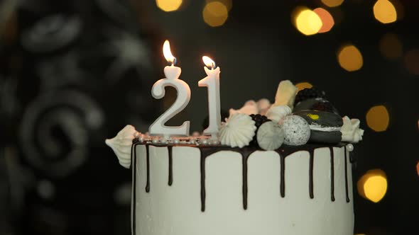 21th Birthday Cake