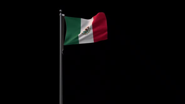 Mexico Flag With Alpha 2K