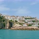 Peschici Village of Gargano in Puglia Region South Italy  Boat View - VideoHive Item for Sale