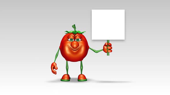 Tomato Promotion Ads - Looped 3D Animation