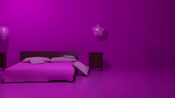 pink bedroom