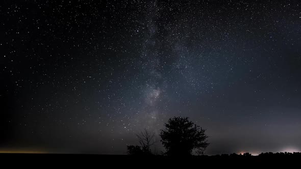 Milky Way Galaxy Time Lapse