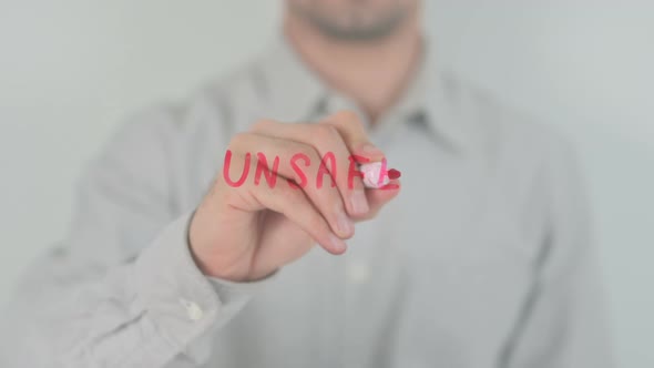 Unsafe Writing on Screen with Hand