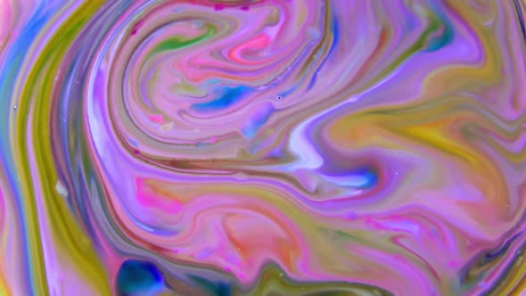 Colorful Chaos Ink Spread In Liquid Paint Turbulence Movement 27 alt