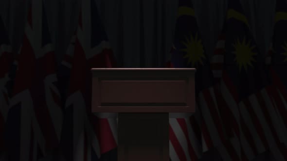 Flags of Malaysia and the United Kingdom alt