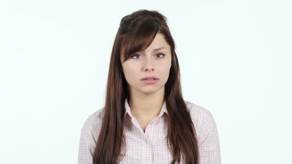 Confused, Puzzled Young Girl