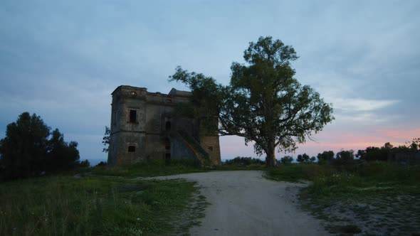 Ancient Norman Era Castle in Calabria Italy
