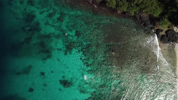 Tropical Beach and Blue Lagoon