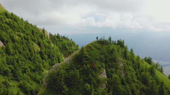 Mountaineer on the Edge