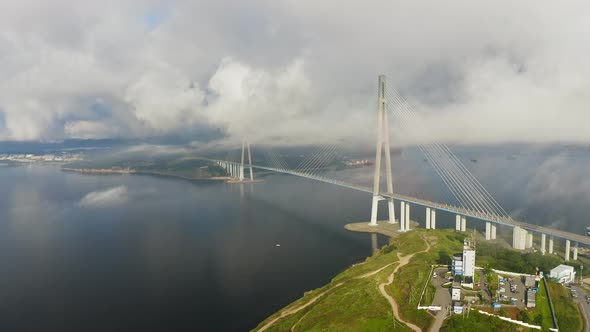 View From the Drone to the Russian Bridge