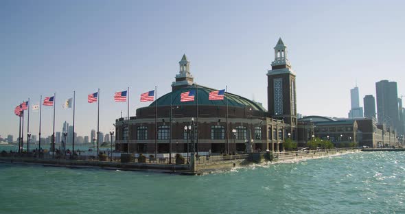 Aon Grand Ballroom and Lake Michigan