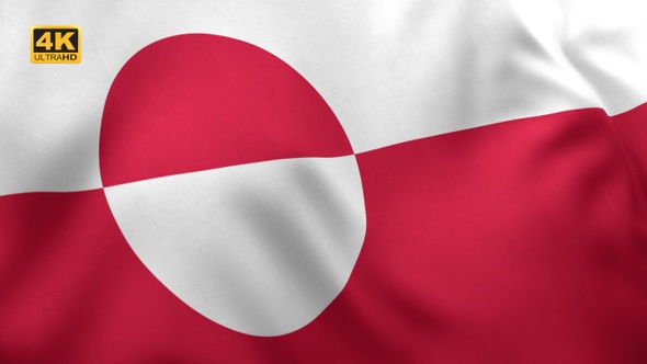 Greenland Flag - 4K