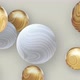 Golden And Grey Sphere Background - VideoHive Item for Sale