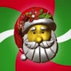 Santa head piece spinning - VideoHive Item for Sale