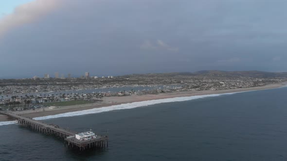 Balboa Pier in Newport Beach, California