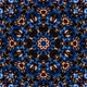 Slow Abstract Blue-Orange Kaleidoscope Backdrop - VideoHive Item for Sale