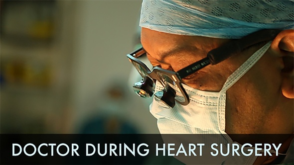 Doctor During Heart Surgery.Mov