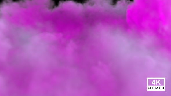 Colored Smoke Streaming And Spreading Falling Down On The Floor