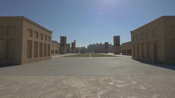 The Al Ghubaiba Metro Station area 