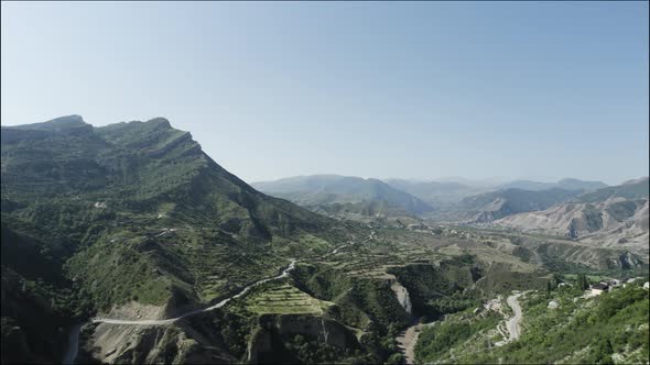 Summer nature in the republic of Dagestan