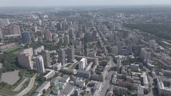 Aerial View of Kyiv By Day. Ukraine