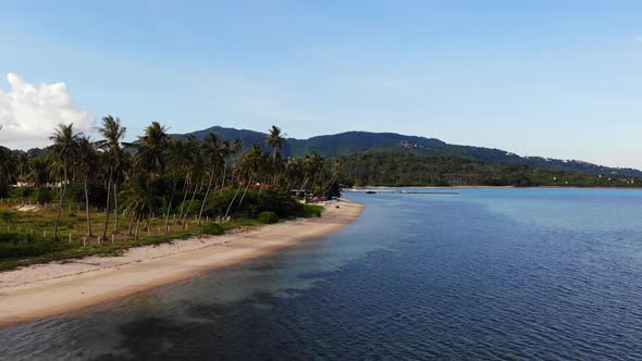 Beautiful high view of nature with sea ocean