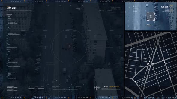 Drone Camera Footage. An Unknown Object was Identified at the Back of the Car. alt