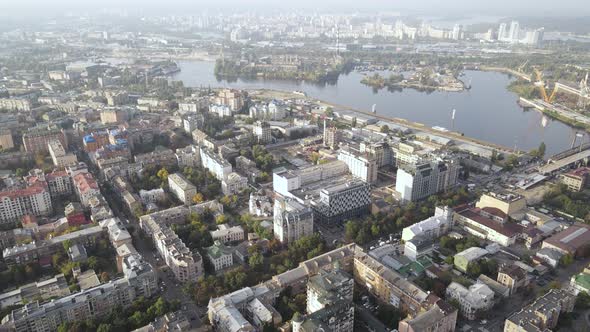 Kyiv - the Capital of Ukraine. Aerial View. Kiev