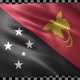Papua New Guinea waving flag looped - VideoHive Item for Sale