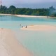 Drone Flyuing Along Maldive Paradise Tropical Island - VideoHive Item for Sale