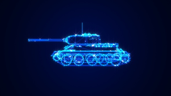 Tank 3D Hologram