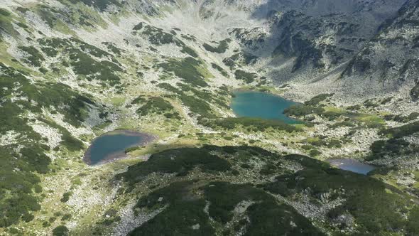 Valyavishki Lakes In Pirin Mountain In Bulgaria 