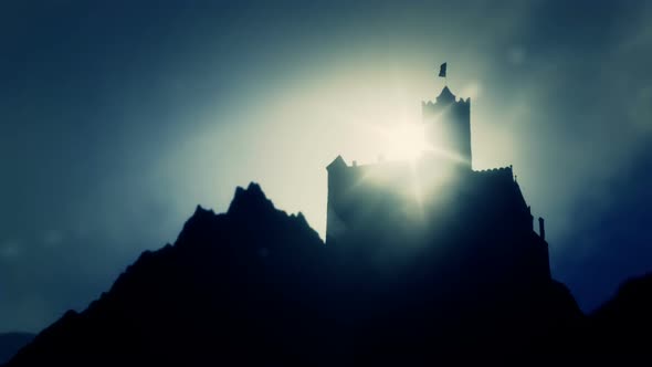 Dracula Castle Of Vlad The Impaler At Dawn