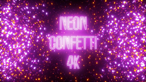 4k Neon Confetti alt