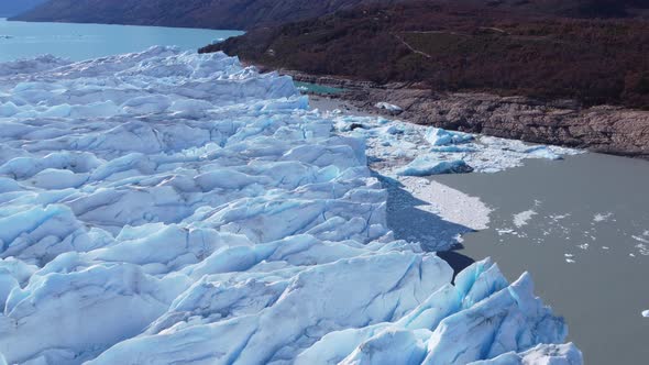 Patagonia landscape. Famous city of El Calafate at Patagonia Argentina