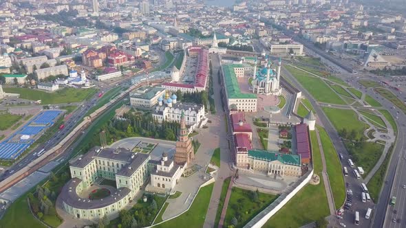 Kazan Kremlin with the Kul-Sharif Mosque