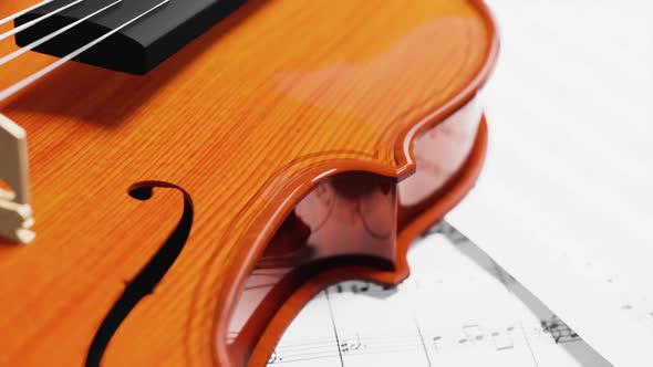 Cello or Violin on Tunes - Detail fiddle footage